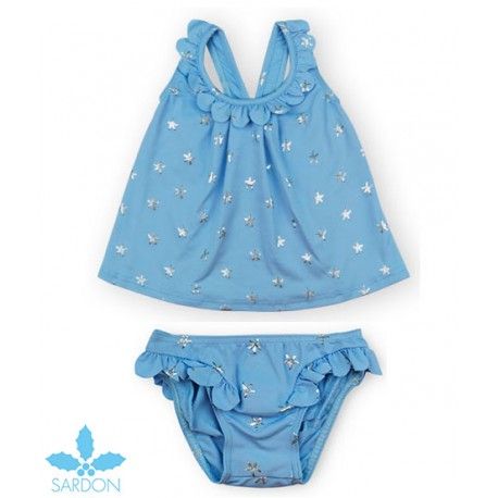 Sardon Verano Conjunto niña Baño Estrellas