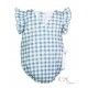 Eve Children Summer Baby Girl Romper Dolphi Squares