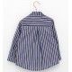 Foque Summer Boy Shirt Navy and White Stripes