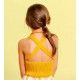 Foque Summer Girl Top Mustard