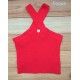 Foque Verano Top niña Rojo
