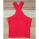Foque Summer Girl Top Red