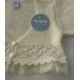 Juliana Summer Baby Girl Jacket Beige with Lace