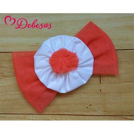 Debesos Invierno Pinza niña Blanca y Coral