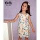 José Varón Summer Girl Dress Embroidery Flowers