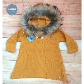 Juliana Invierno Abrigo bebé niña Punto Oro