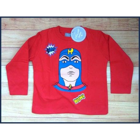 Mon Petit Bonbon Winter Boy Sweater Superhero