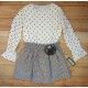 Coco Acqua Winter Baby Girl Dress Stars and Squares