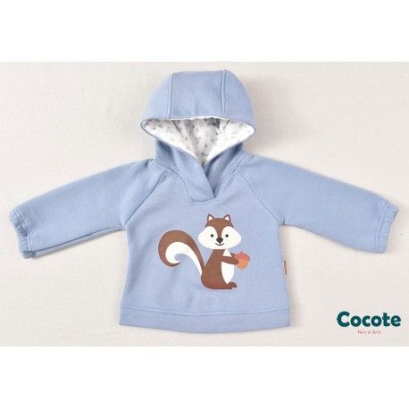 Cocote Winter Baby Boy Sweater Squirrel