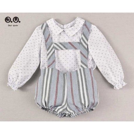 José Varón Invierno Conjunto bebé niño Rayas