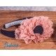 Babiné Winter Girl Navy Headband Pink Lace