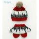 Foque Winter Hat and Gloves Baby Boy Trees