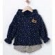 Coco Acqua Winter Girl Set Navy with Stars