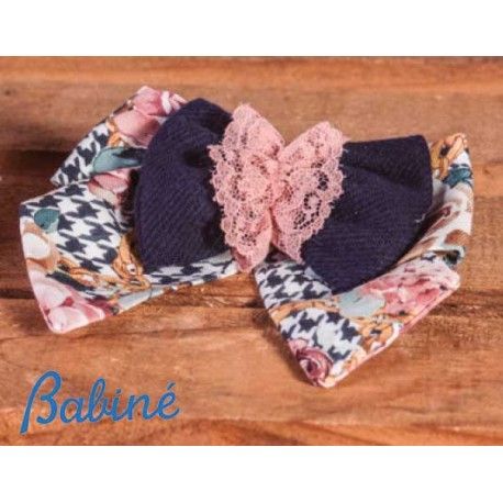Babiné Invierno Pinza niña Lazos y Encaje