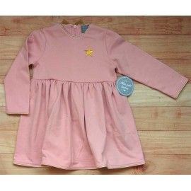 Mon Petit Bonbon Invierno Vestido niña Rosa Estrella