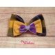 Debesos Winter Girl Pin Squared and Ocher Ties